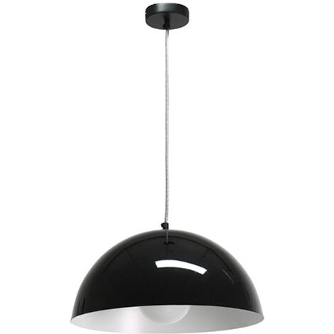 Lámpara de techo colgante MELINDA 1xE27 40d Negro