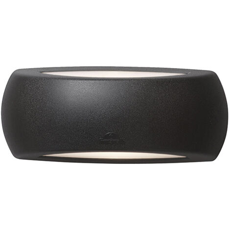 Aplique FRANCY 1xE27 9al IP66 resina negra
