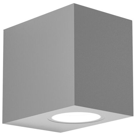 Aplique de exterior “Alce” GU10 (230V) IP44 8x7x9cm color gris