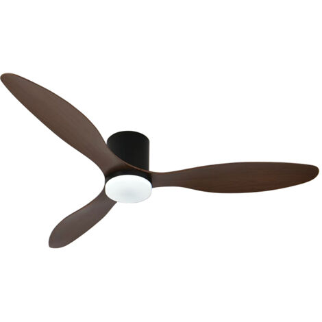 Ventilador DC MISTRAL negro/cerezo, 3 aspas, 48W LED 300040006500K (1/2)