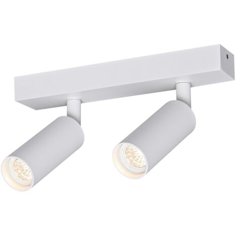 Regleta de techo Slim Blanco Arenado (2xG9) (1/3)