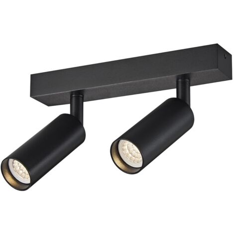 Regleta de techo Slim Negro Arenado (2xG9) (1/3)