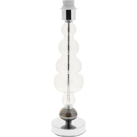 Base para Sobremesa LAGOA 1xE27 Al.44xD.12cm Cromo