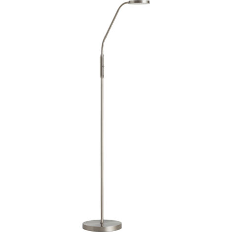 Lámpara de pie ARO cromo mate LED 7W