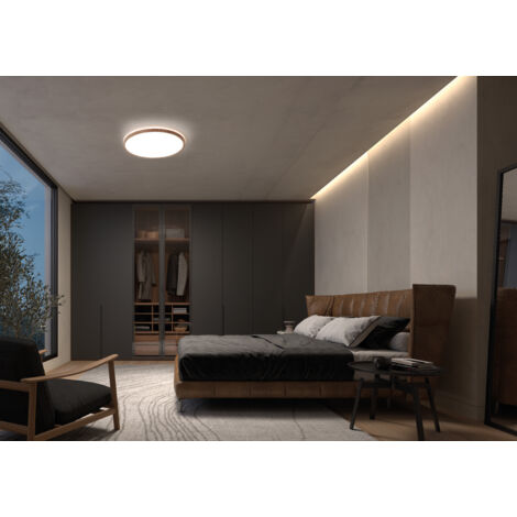 Plafón OSONA natural LED 32W+8W Ø40 (1/3)