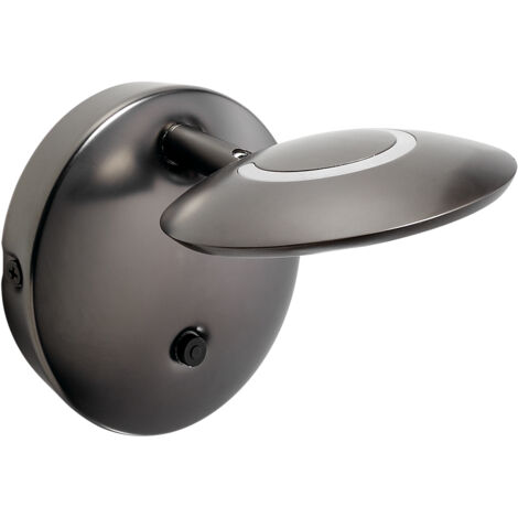 Aplique ZENIT LED niquel mate negro (1/2)