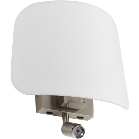 APLIQUE ELEA 1xE27+ LED 3W cromo mate (1/2)