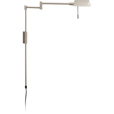 Aplique LITE Níquel mate 8W plug dimable 3k (1/2)