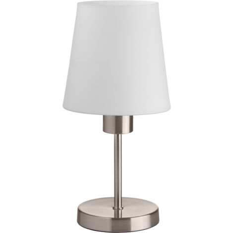 Lámpara de sobremesa DEKO cromo mate E27 (1/2)