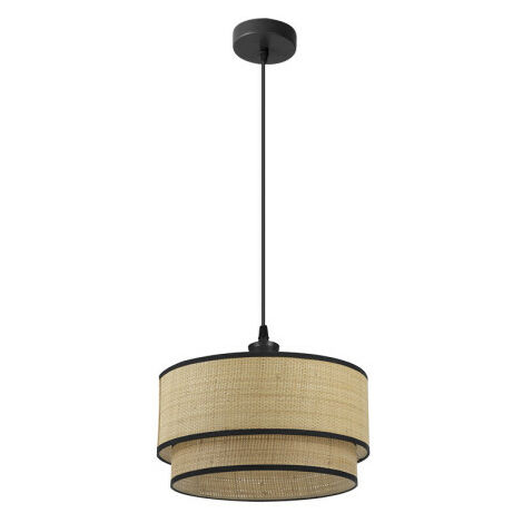 FABRILAMP Colgante en color Natural modelo Roque Regulable