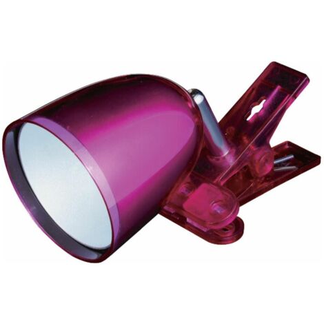 Flexo LED Pinza Mini (3W)  Rosa (1/2)