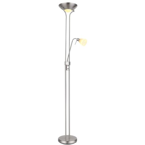 Lámpara de pie con dos luces. Varia níquel (1/5)