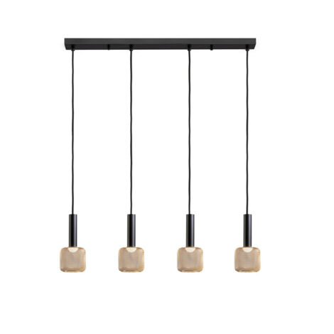 LAMPARA 4L  SINCRO  NEGRO/ORO (1/5)