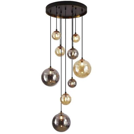 DARK-LAMPARA 9L NEGRO-LATON (1/5)