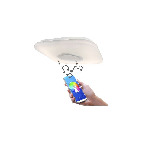 Plafón LED con altavoz 52W 2160Lm RGB Smart