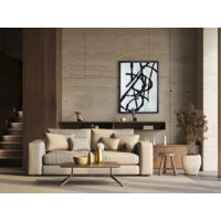 CUADRO GRAPHOS BLANCO 75X100