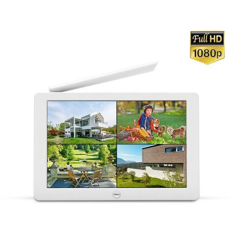NVR NVS009 WiFi 10,1 pollici:fino a 8 telecamere, app SriHome, copertura WiFi 60 metri, uscita HDMI/VGA/MIPI, audio integrato (1/5)