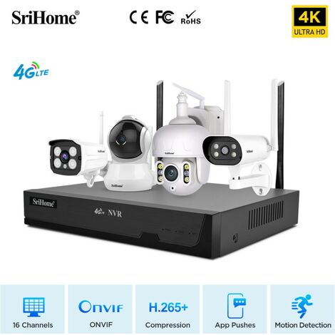 "Sicurezza garantita con NVS007 SriHome NVR: 16 canali 5/8 megapixel e connessione 4G LTE per casa e azienda" (1/5)
