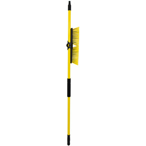 Bulldozer Yard Broom Sweeper Heavy Duty Industrial with Handle