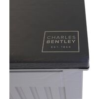 Charles Bentley 390L Large Outdoor Garden Plastic Storage Box, Grey/Black - Black, Grey