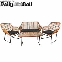 charles bentley rattan bench