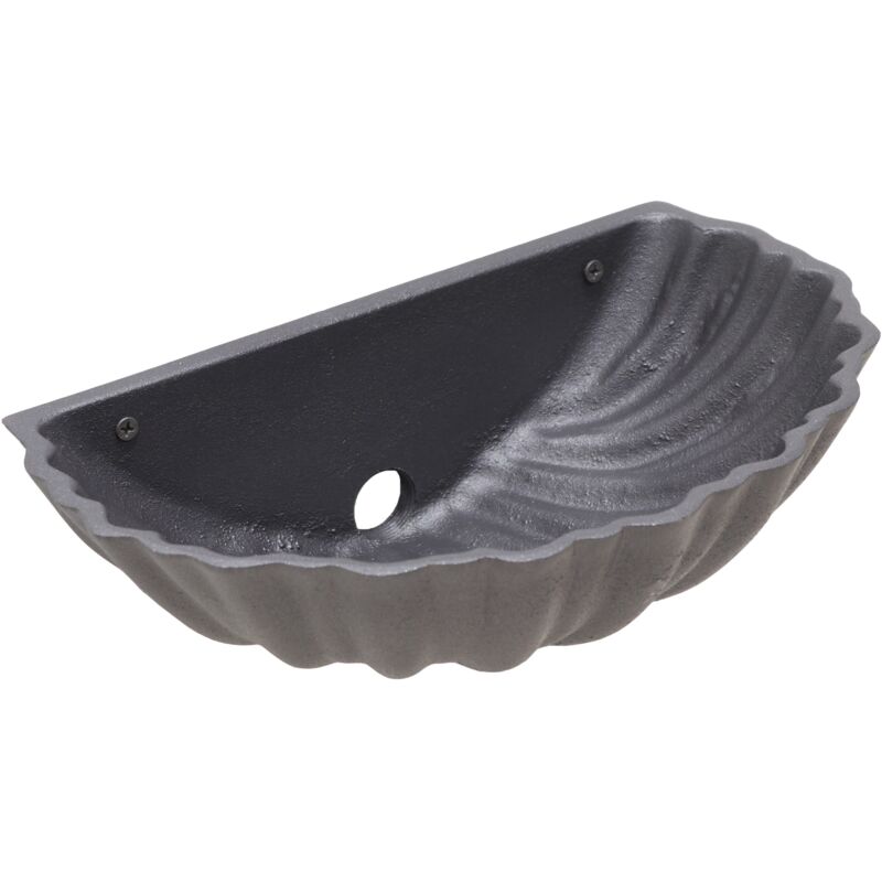 Fontana A Muro Maiorca In Alluminio - Con Rubinetto Ottone Per Giardino, Casa O Balcone - Stile Classico