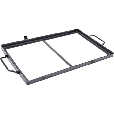 Telaio in ferro con manici per bistecchiera in ghisa piastra in pietra lavica e ollare scegli la misura : 50x30 cm