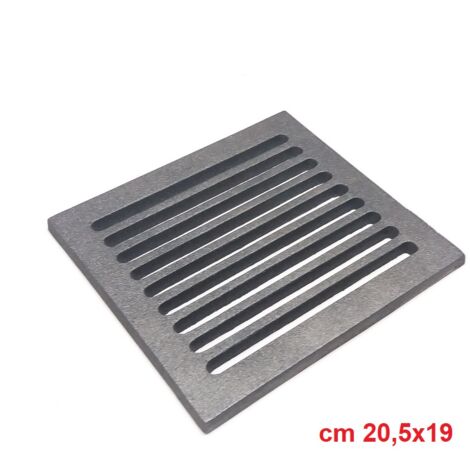 Griglia in ghisa per camino stufa barbecue disponibile in diverse misure misure: 20,5x19 cm