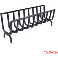 Bucialegna portalegna braciere in ferro per camino e barbecue scegli la misura : 72x20x28h cm