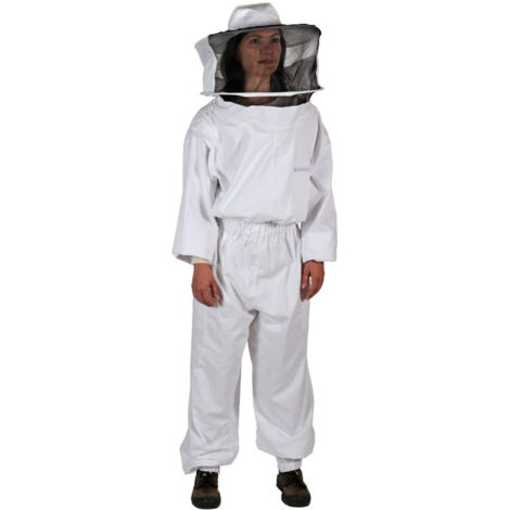 Combinaison blanche avec chapeau et voile - Plusieurs modèles disponibles - 5XL