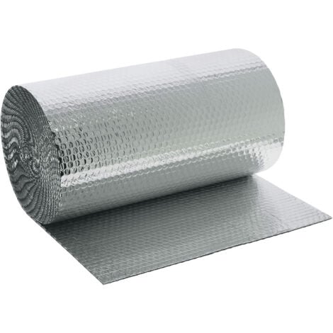 Isolant thermique a bulle double couche aluminium radiateur reflecteur  0.6x10m
