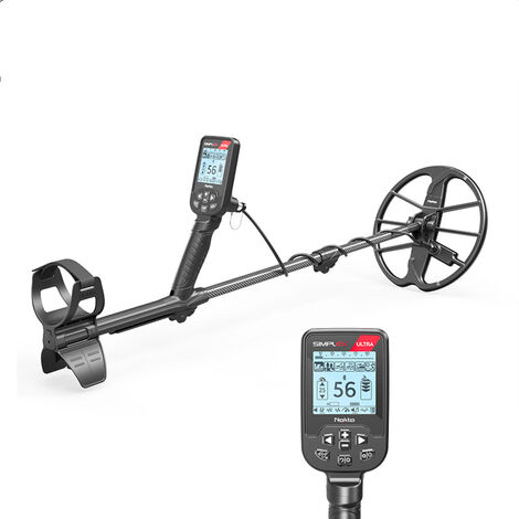 Détecteur de métaux Simplex Ultra – Étanche jusqu'à 5 mètres – Alimentation rechargeable – Performant sur tous les terrains