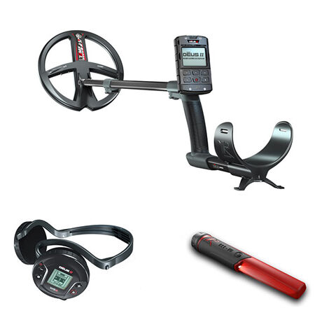 PACK : Détecteur de métaux DÉUS 2 22FMF RC WS6 + Pointeur MI-6