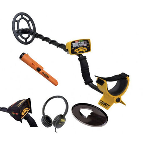 Détecteur de métaux Garrett ACE 300i – Alimentation 4 piles LR6 – Autonomie 35H – Pro pointer AT inclus