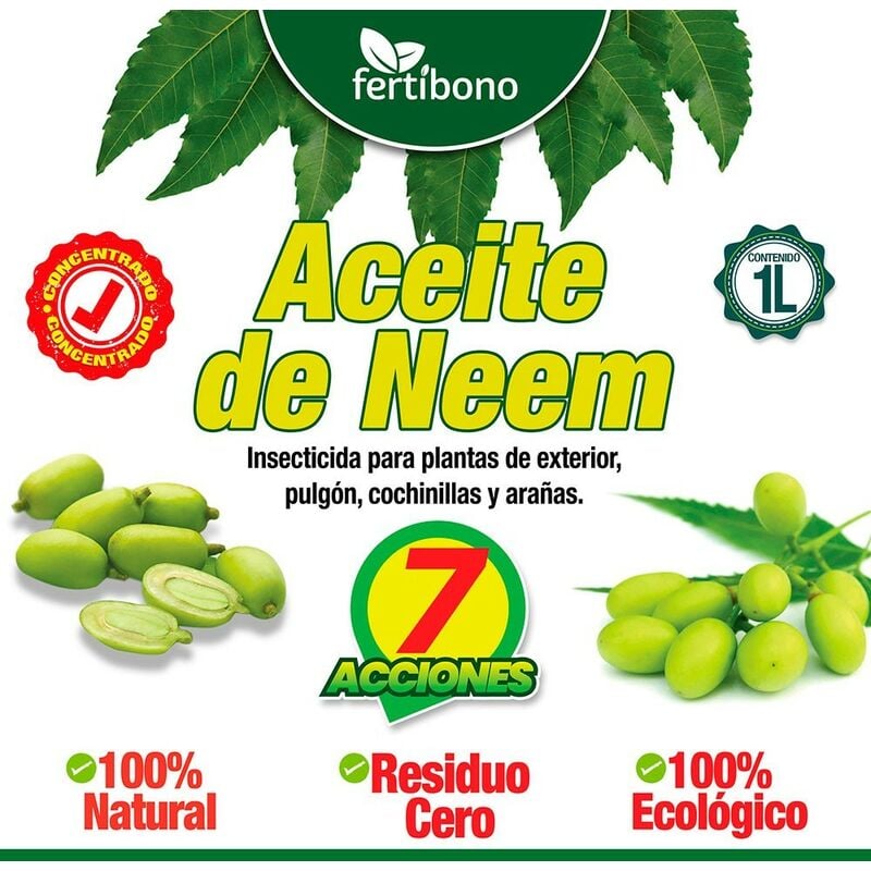 Jabón Potásico y Aceite de Neem Natural FERTIBONO