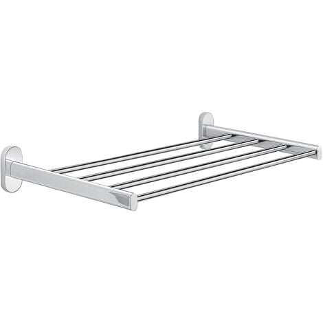Porta Asciugamani Da Bagno Cromato 60cm GEDY | In Acciaio Inox Con Fissaggio A Colla - Foto 13