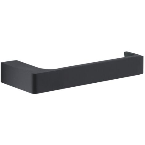 Portarotolo da muro in ottone e Cromall PI24 Gedy serie PIRENEI Nero Opaco