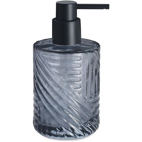 Dosasapone con erogatore in plastica nera d'appoggio CR80 Gedy serie CORINNE Blu