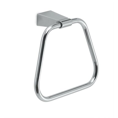 Gedy G-Singapore - Porta Asciugamani Ad Anello In Acciaio Inox Cromato, Design Moderno, 10 Anni Garanzia