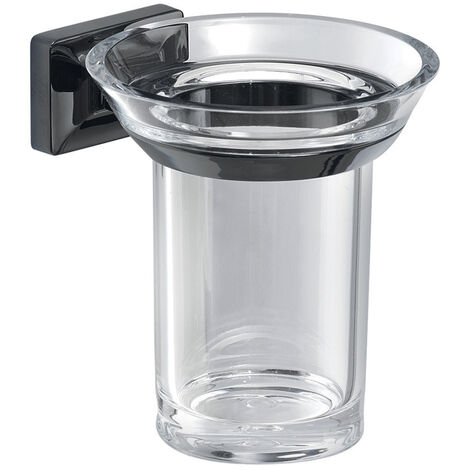 Gedy G-Iside Portaspazzolini Nero, Misure E Peso Prodotto: 13X8X8,2 CM - 11