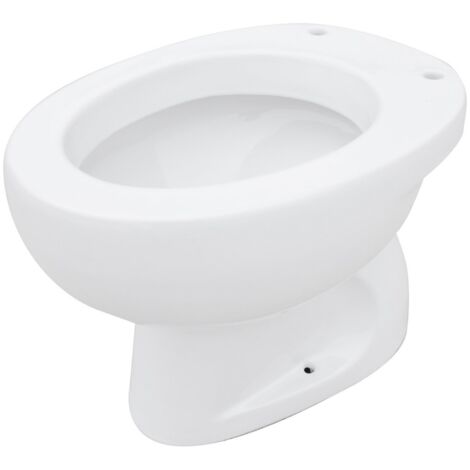 Vaso wc a pavimento scarico a parete infanzia bianco lucido