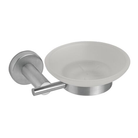 Porta sapone a parete acciaio inox Vema TIBER STEEL V17320 Satinato