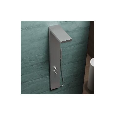 Colonna doccia pannello idromassaggio effetto cascata miscelatore termostatico YH8120 GRECIA Cromato