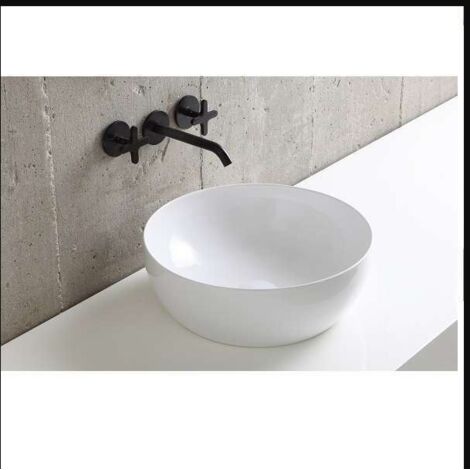 Portaspazzolini d'appoggio in resina RA98 Gedy serie RAINBOW Nero