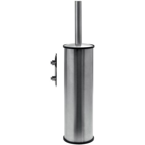 Gedy KENTA Scopino WC in acciaio inox e bambù, bianco