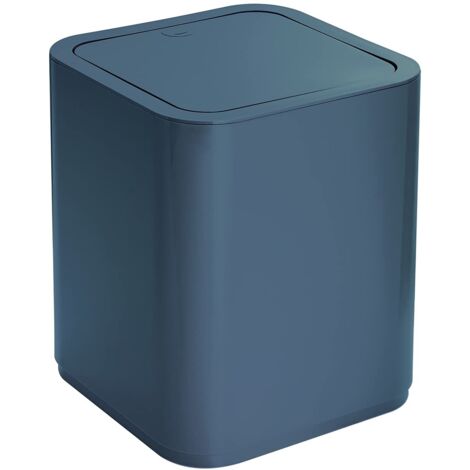 Gettacarte 8 lt d'appoggio in plastica riciclata 6309 Gedy serie SEVENTY Blu Petrolio (1/3)