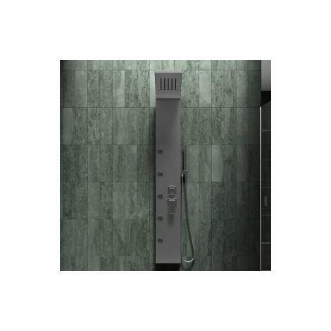 Colonna doccia pannello idromassaggio effetto cascata YH8123 NIZZA Cromato