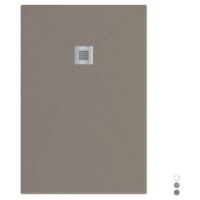 Piatto doccia in marmoresina rettangolare 80x160 cm SABBIA finitura pietra estasi LONDRA