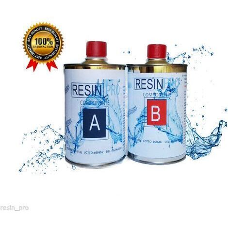 0,8 KG RESINA EPOSSIDICA MOLTO LIQUIDA “LIQUIDISSIMA” RESIN PRO – Per creazioni / gioielli / oggetti decorativi – per creazioni trasparenti – resina liquida per stampi molto dettagliati