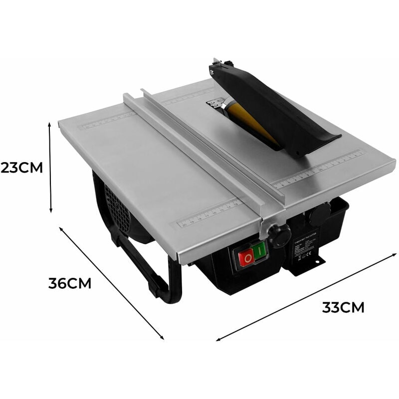Scie à Eau Pour Carreaux, Carrelages 600w - Table 330x360mm   Profondeur Coupe 35mm   Coupe De Carrelage Travaux Renovation Salle De Bain Atelier [2 211664f1